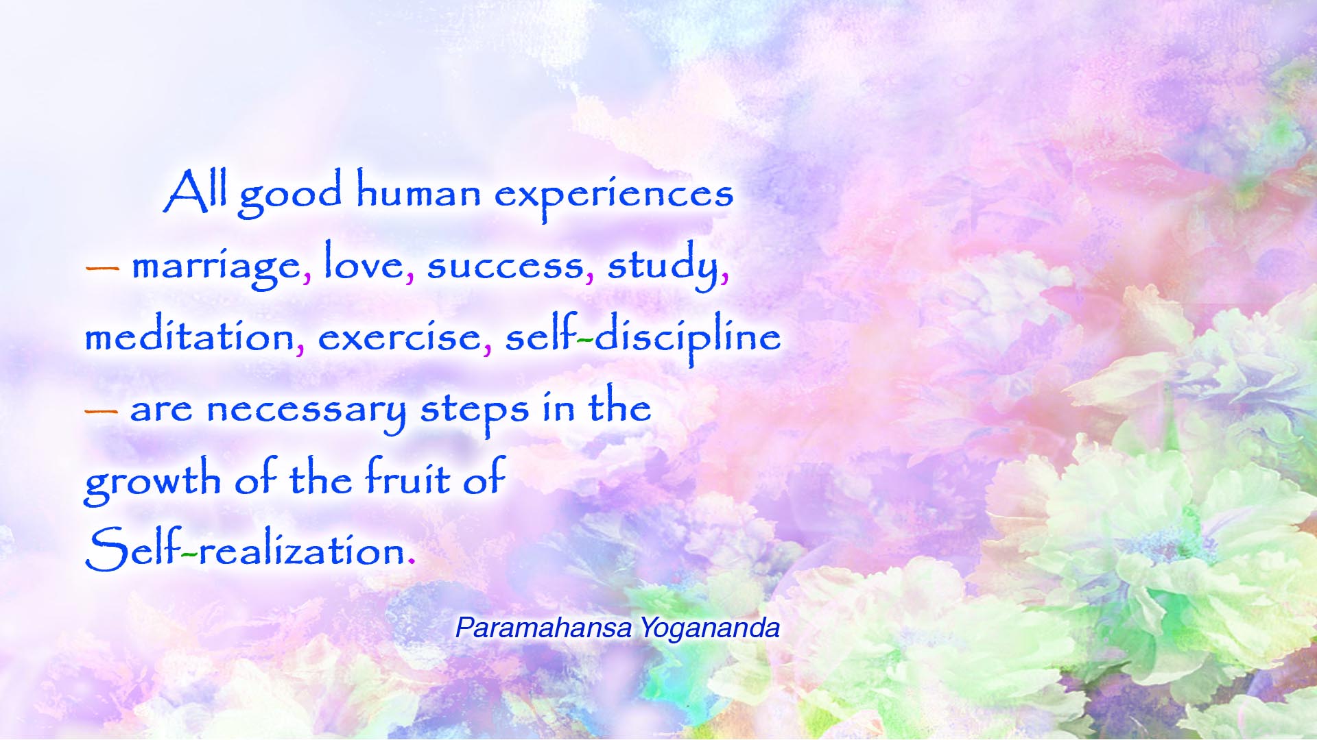 Yogananda human experiences wallpaper